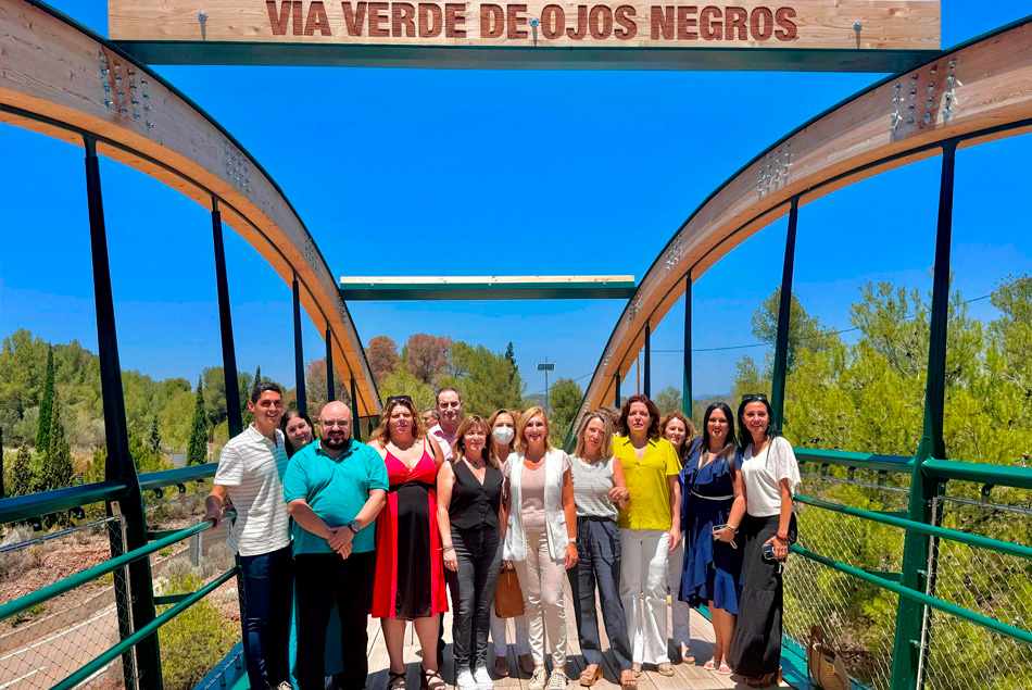 La Conexión entre la Vía Verde de Ojos Negros y la Vía Verde Xurra posibilita llegar hasta la ciudad de Valencia